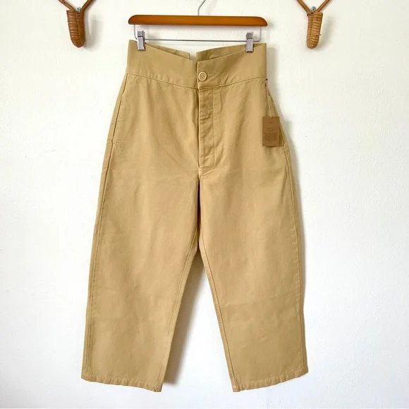 Rudy Jude Organic Cotton High Season Pant in Tan color - Picture 1 of 8